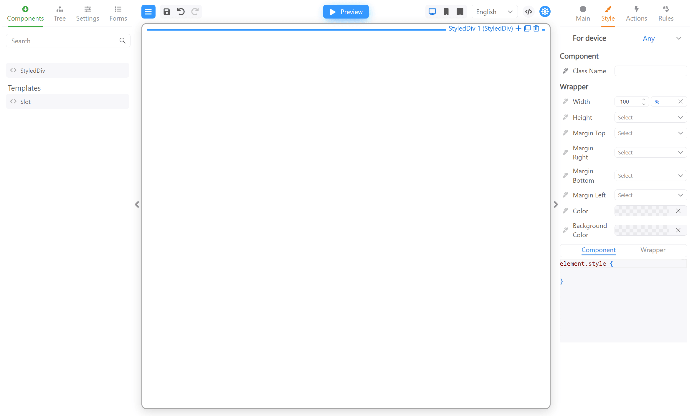 Component styling 01