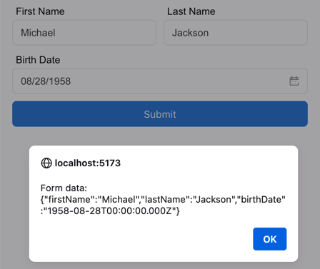 Form example
