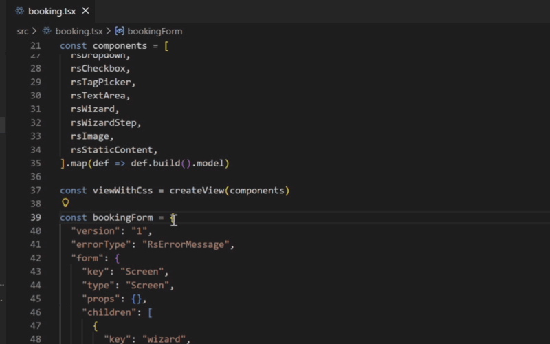 FormEngine for VSCode demo - editing forms visually in the IDE